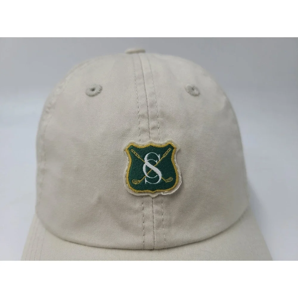 The Stanwich Club Golf Course American Needle Adjustable Hat Cap Men Women Beige